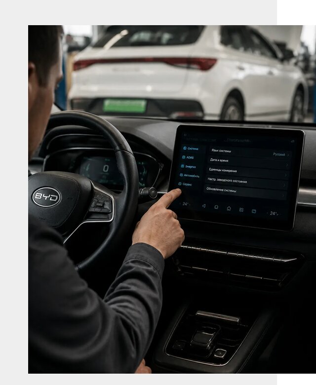 Русификация BYD E2 в Новом Уренгое от 15493 р. | ФастМобиль-Нвг под ключ