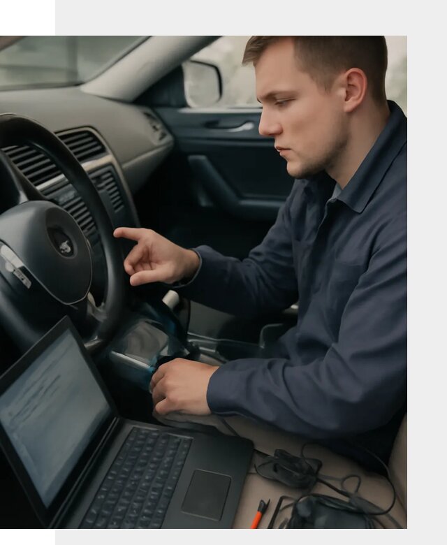 Выездная русификация автомобиля с выездом в Новом Уренгое